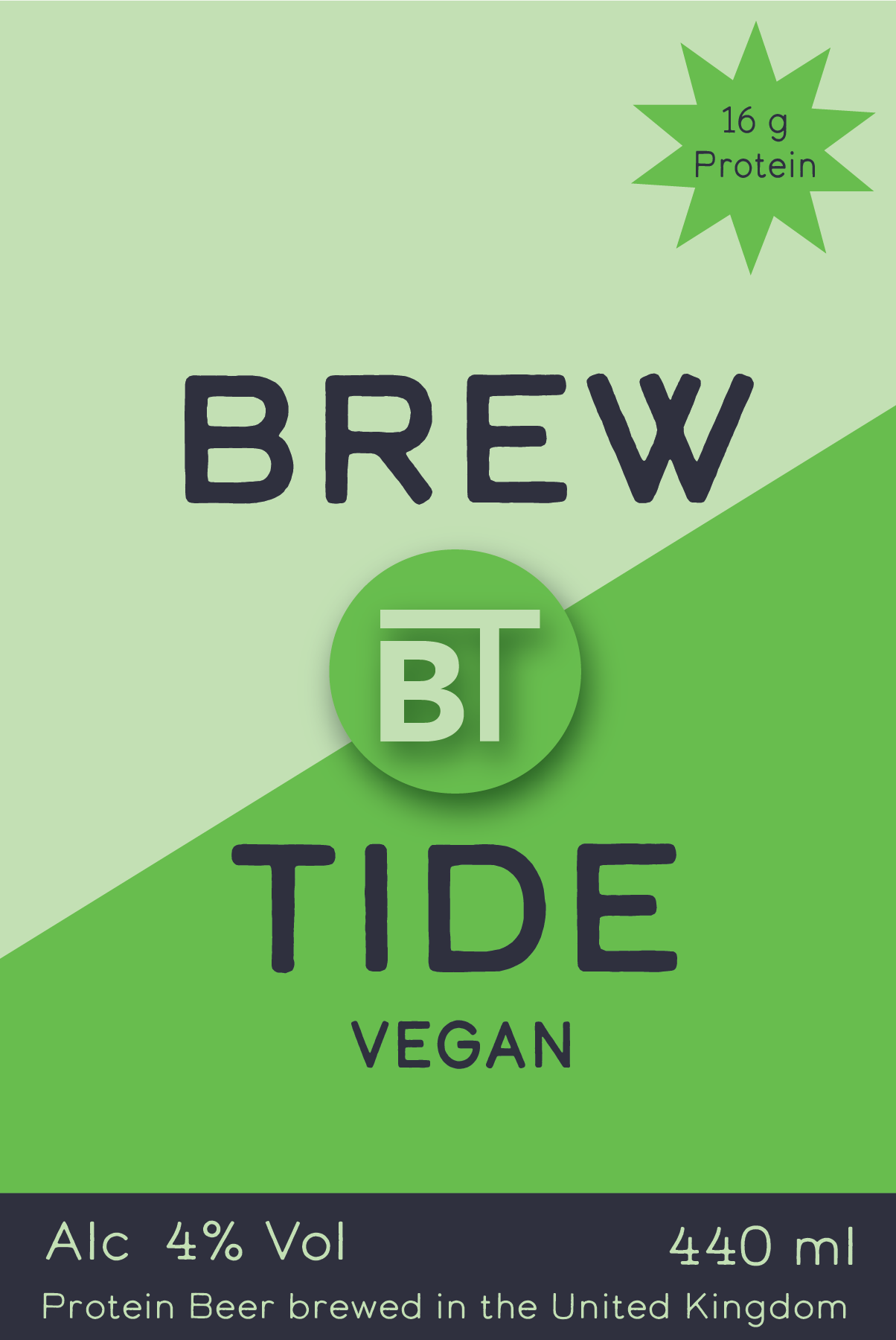 Brewtide Vegan front label